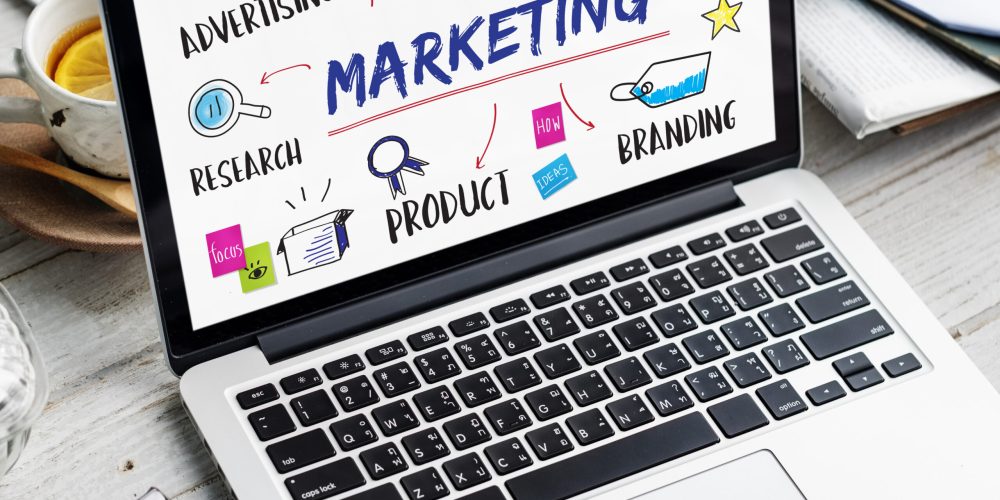 Marketing Ideas Share Research Planning Concept